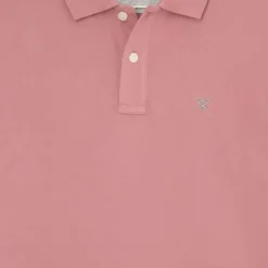 Polo Slim Fit uni Piqué rose-Hackett London Best
