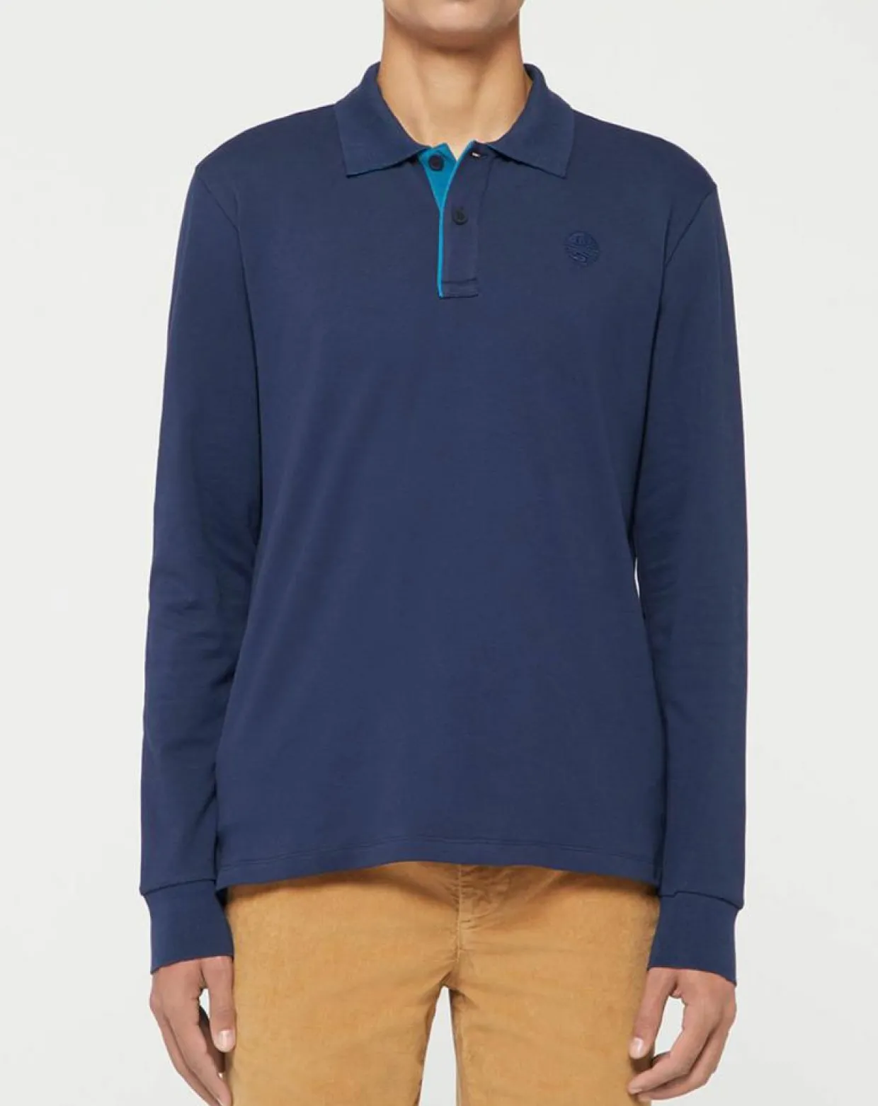 Homme North Sails Polos^Polo Stretch Piqué bleu marine