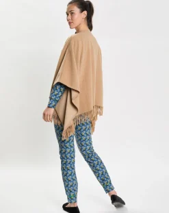 Poncho en Laine mélangée Foehn beige-Le Chat Outlet