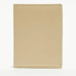 Femme Comme des Garçons Porte-Monnaie Et Portefeuilles^Porte-cartes classique en Cuir blanc cassé - 10.5x7.50x2.0 cm