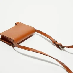 Porte-cartes tour-de-cou en Cuir Le Chouchou Homme marron - 10x7 cm-Jacquemus Outlet