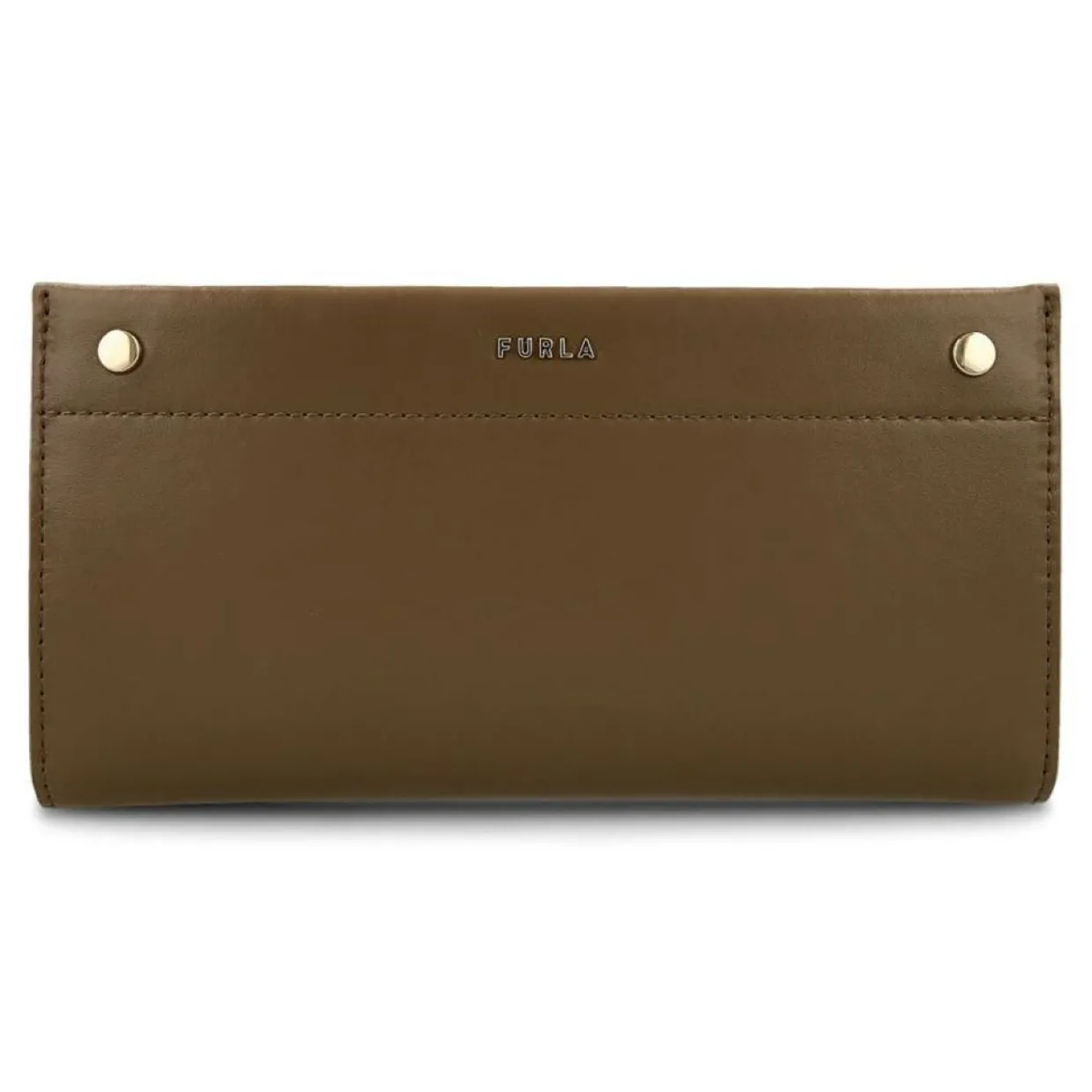 Portefeuille en Cuir Continental Lady M marron 18.5x9.5 cm-Furla Best