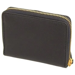 Portefeuille en Cuir Emerson noir - 11.5x9x2.5 cm-Tory Burch Outlet