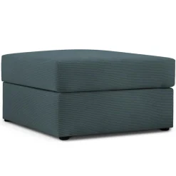 Mazzini Sofas Poufs^Pouf Quince bleu - 64x64x37 cm