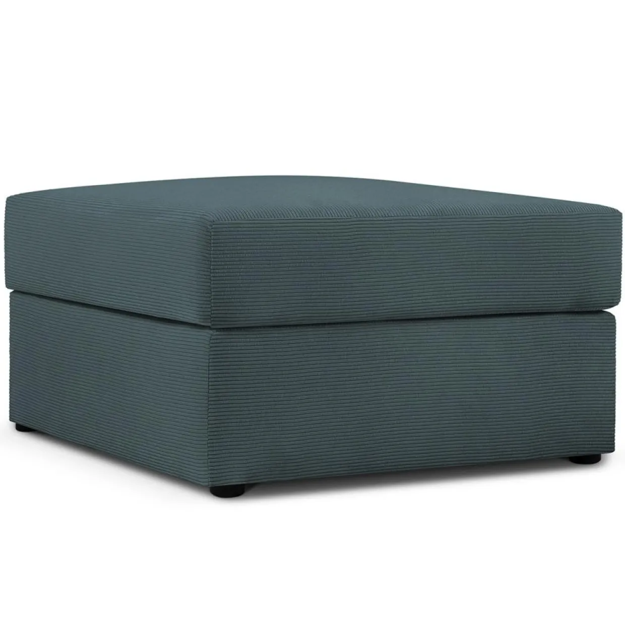 Mazzini Sofas Poufs^Pouf Quince bleu - 64x64x37 cm