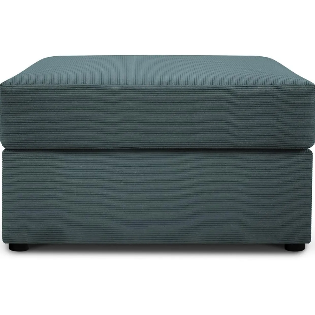 Mazzini Sofas Poufs^Pouf Quince bleu - 64x64x37 cm