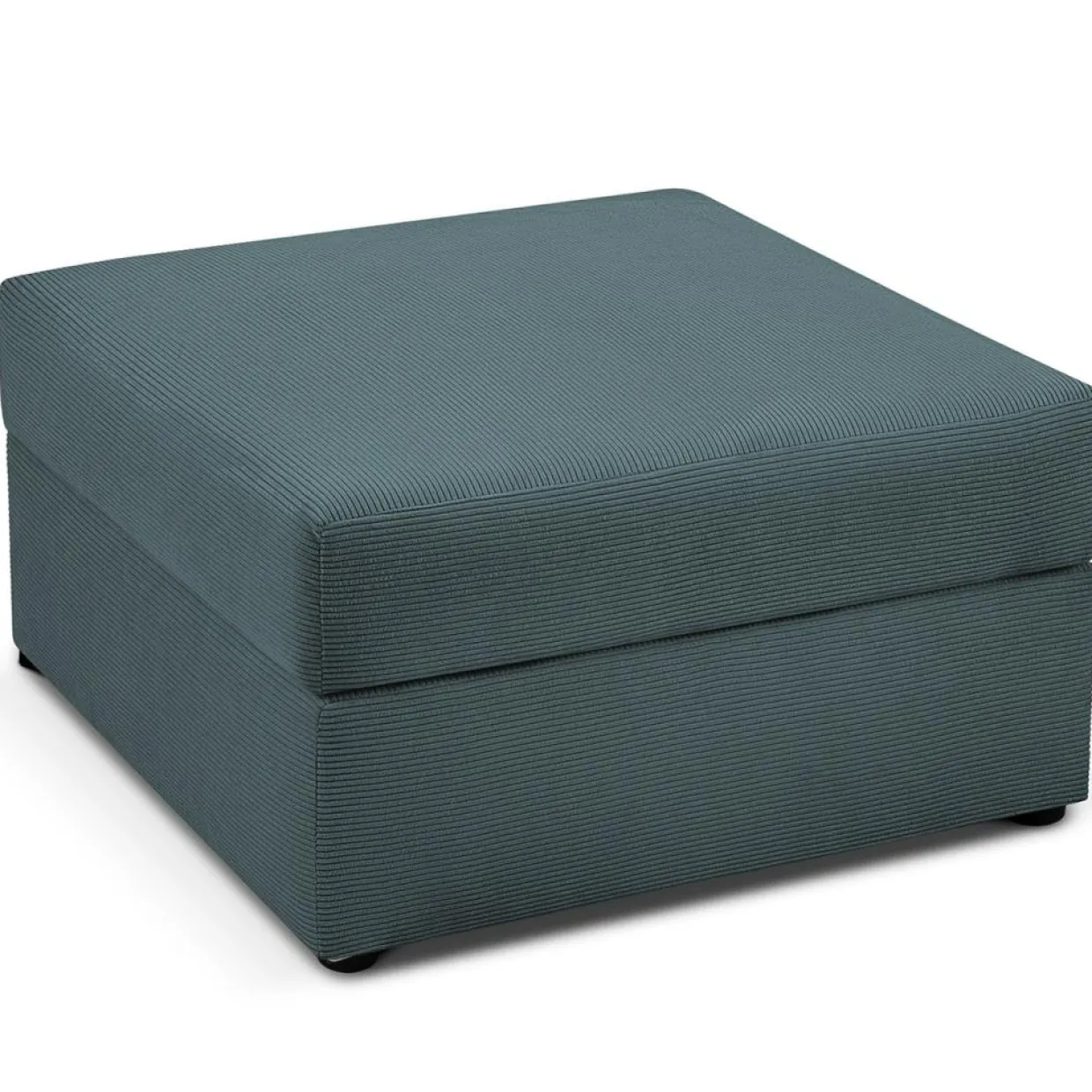 Mazzini Sofas Poufs^Pouf Quince bleu - 64x64x37 cm