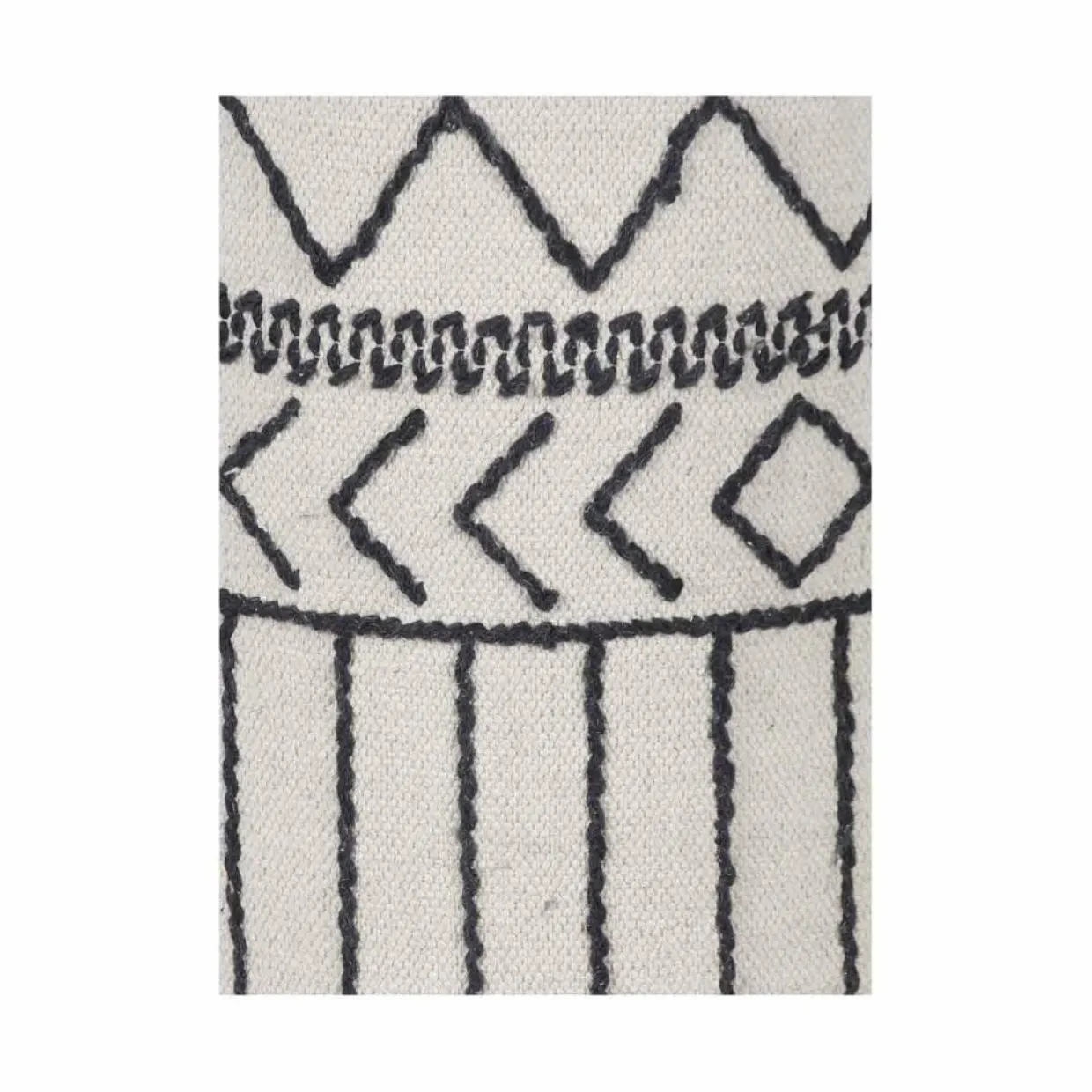 Pouf tribal 55 cm de haut Acacia M&M offer Gris argent - 40x40x55 cm-Bois & Chiffons Discount