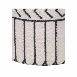Pouf tribal 55 cm de haut Acacia M&M offer Gris argent - 40x40x55 cm-Bois & Chiffons Discount