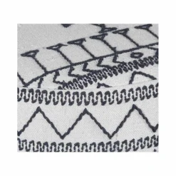 Bois & Chiffons Poufs^Pouf tribal rond 90 cm Acacia M&M offer Gris argent - 90x90x45 cm