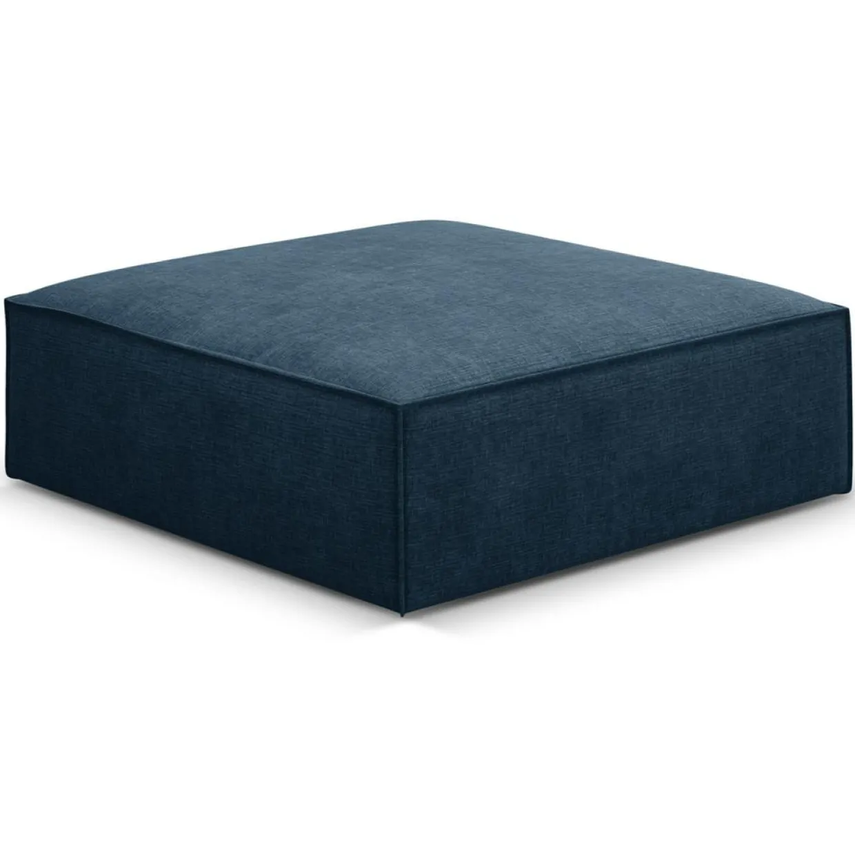 Mazzini Sofas Poufs^Pouf Vanda bleu roi - 100x80x36 cm