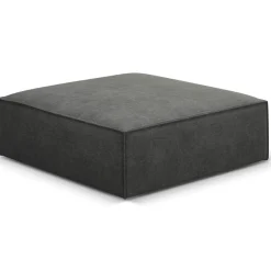 Pouf Vanda gris - 100x80x36 cm-Mazzini Sofas Online