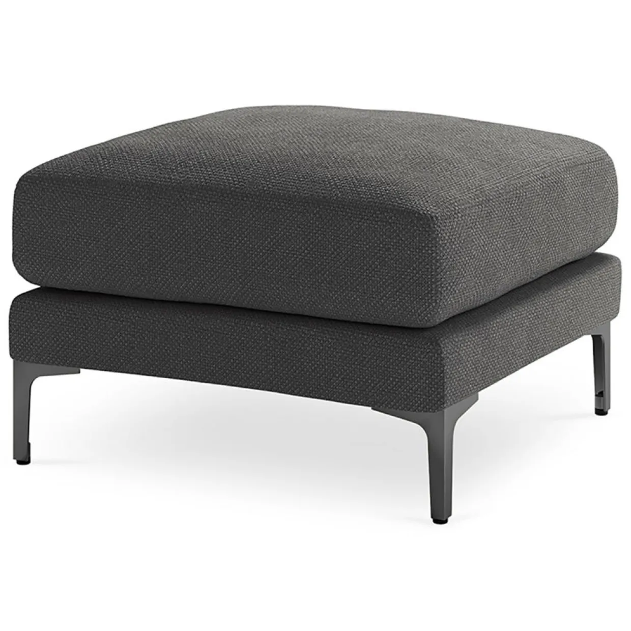 Mazzini Sofas Poufs^Pouf Venus gris foncé - 65x65x47 cm
