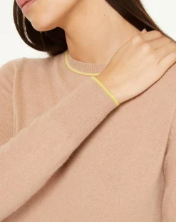 Femme Galeries Lafayette Pulls^Pull 100% Cachemire Yabrid col rond beige