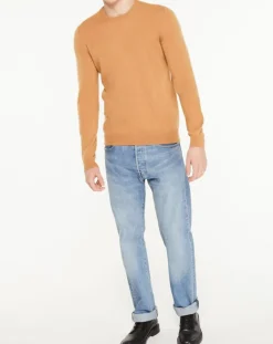 Pull 100% Cachemire Aron col rond beige-Galeries Lafayette Sale