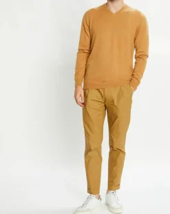 Homme Galeries Lafayette Pulls^Pull 100% Cachemire Avy col V beige