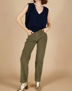 Femme Cashmere Tribu Pulls^Pull 100% Cachemire Bella épaulettes nuit