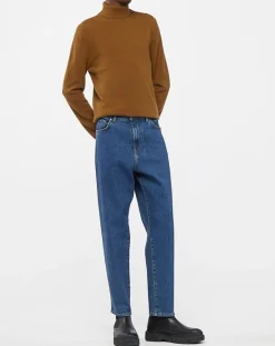 Pull 100% Cachemire col Roulé Uni Nachrol camel/gold-Galeries Lafayette Sale