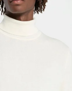 Homme Galeries Lafayette Pulls^Pull 100% Cachemire col Roulé Uni Nachrol écru