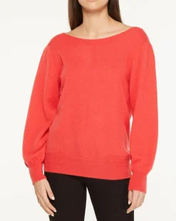 Femme Galeries Lafayette Pulls^Pull 100% Cachemire Yoshi col bateau rouge