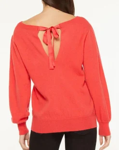 Femme Galeries Lafayette Pulls^Pull 100% Cachemire Yoshi col bateau rouge