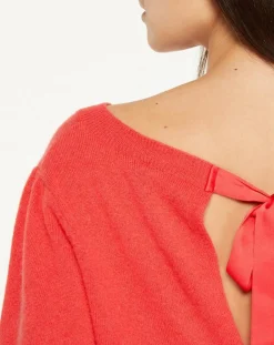 Femme Galeries Lafayette Pulls^Pull 100% Cachemire Yoshi col bateau rouge