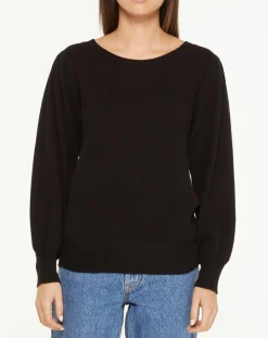 Femme Galeries Lafayette Pulls^Pull 100% Cachemire Yoshi noeud au dos col bateau noir