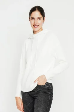 Pull à capuche naturel-Assuili Outlet