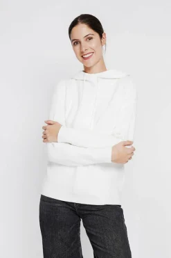 Pull à capuche naturel-Assuili Outlet