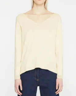 Pull 100% Coton Bio Maëlys beige-Yerse Clearance