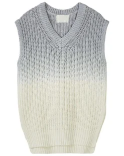 Pull 100% Coton Bio Tie & Dye bleu/blanc-Marc O'Polo