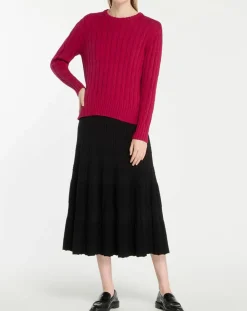 Femme Jodhpur Pulls^Pull 100% Coton bioologique Bong rose foncé