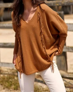 Pull 100% Laine Naomi cannelle-Lauren Vidal Online