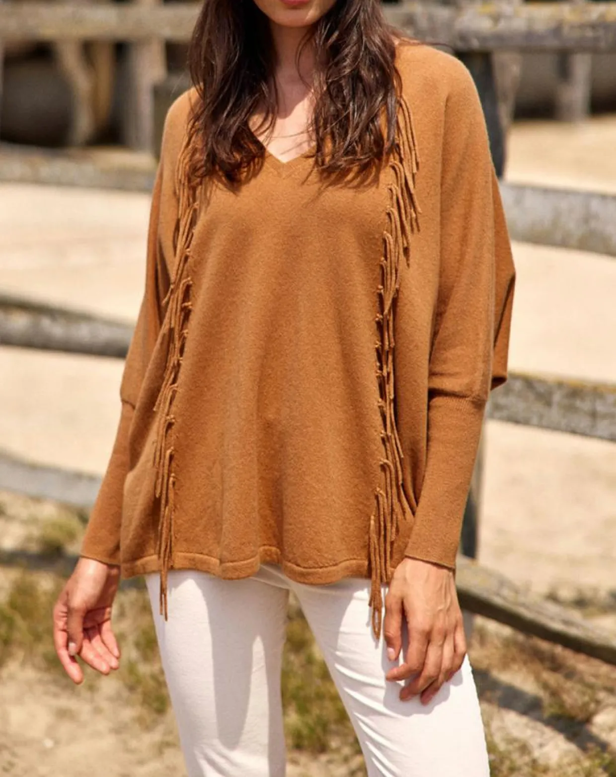 Pull 100% Laine Naomi cannelle-Lauren Vidal Online