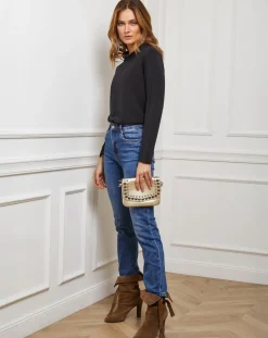 Pull Abby noir-Fleur de cachemire Sale