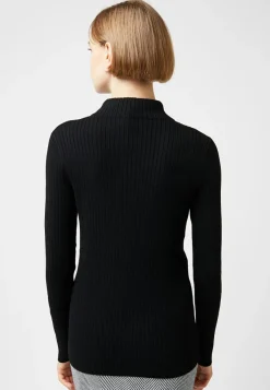 Pull, Abelle col montant ouvertures noir-Rodier Hot