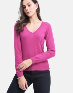 Femme Assuili Pulls^Pull Alice fushia