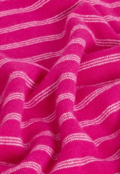 Femme Rodier Pulls^Pull Aliénor 100% Cachemire col rond rayé rose tonique