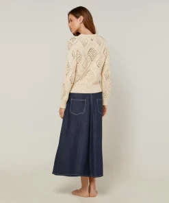 Femme Rodier Pulls^Pull Anastasia en Laine mélangé blanc ivoire