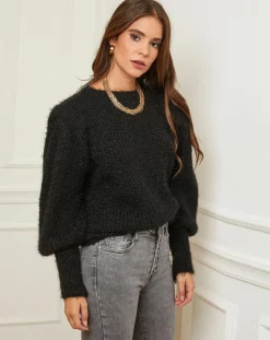 Pull Anna noir-L'Armoire de Suzette