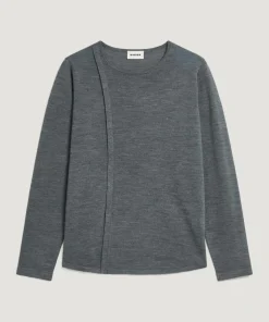 Femme Rodier Pulls^Pull Asuncion 100% laine col rond gris plomb