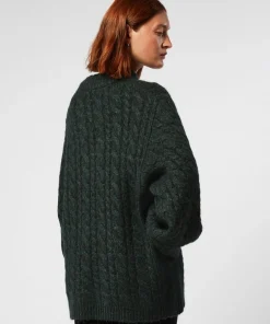 Femme Rodier Pulls^Pull Auxane, col montant à torsades vert foncé