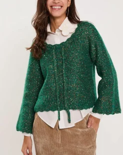 Femme Manoush Pulls^Pull Bonbon vert gazon