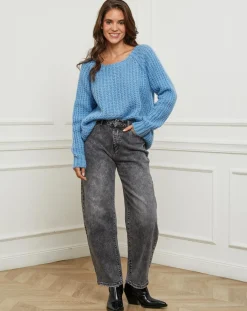 Femme L'Armoire de Suzette Pulls^Pull Camille bleu