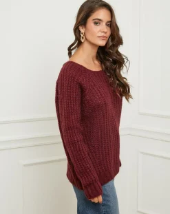 Femme L'Armoire de Suzette Pulls^Pull Camille bordeaux