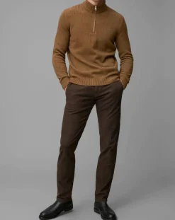 Pull Camionneur en Laine & Coton mélangés marron-Marc O'Polo Hot