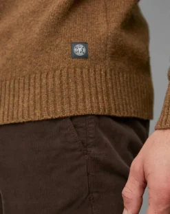 Pull Camionneur en Laine & Coton mélangés marron-Marc O'Polo Hot