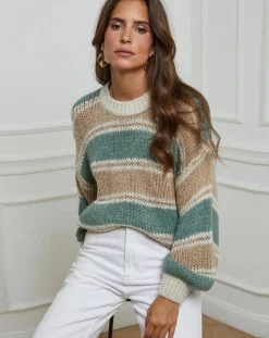 Pull Charlotte menthe-L'Armoire de Suzette Outlet