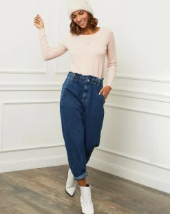 Pull Célia rose pâle-Soft Cashmere Discount
