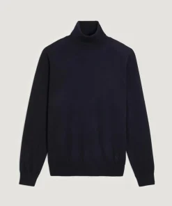 Homme Rodier Pulls^Pull Clément 100% laine col rond bleu nuit